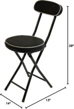Cushioned Padded Folding Stool - Image 2