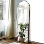 Arched Mirror Full Length,Standing Mirror,Large Floor Mirror with Stand for Wall Entryway Door Bedroom Bathroom Living Room - Image 2