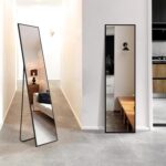 Standing Mirror Full Length Mirror,Large Floor Mirror with Aluminium Frame for Door Bedroom Bathroom Living Room - Image 2