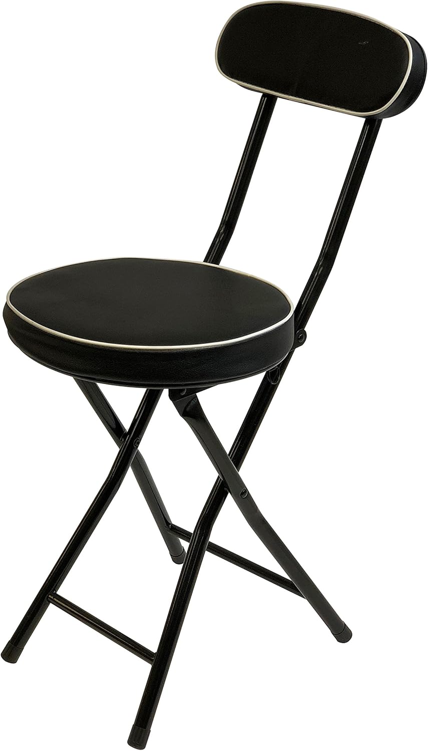 81nMG4RbUyL._AC_SL1500_.jpg Cushioned Padded Folding Stool - Image 1